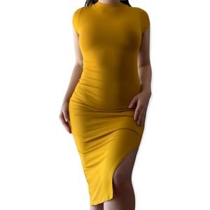 Yellow Bodycon Dress